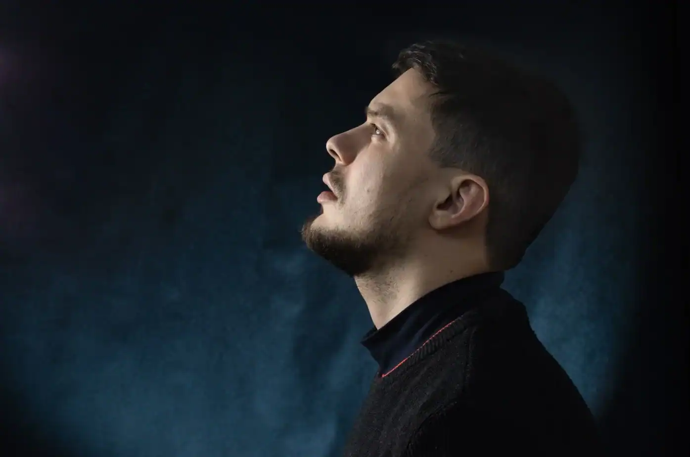 Ein Mann nicht interessiert