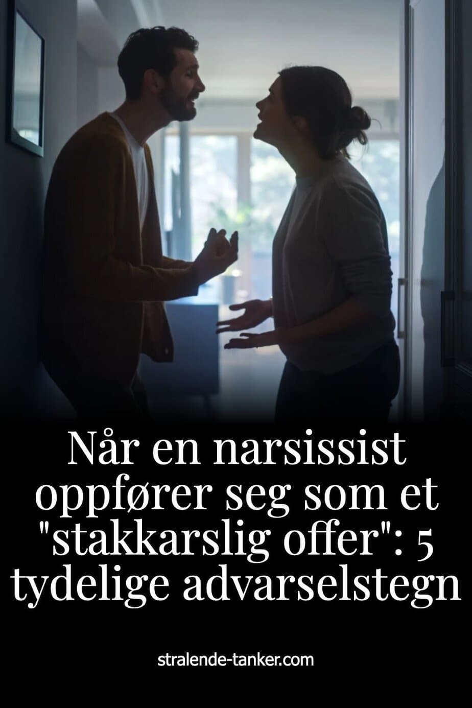 Når en narsissist oppfører seg som et "stakkarslig offer": 5 tydelige advarselstegn