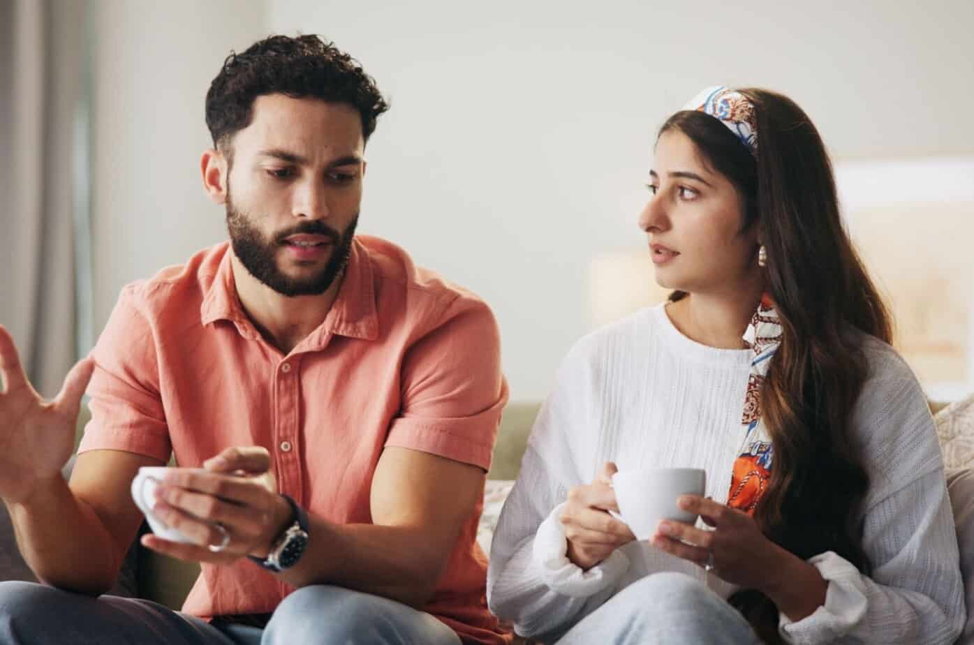 paar redet ueber ihre probleme