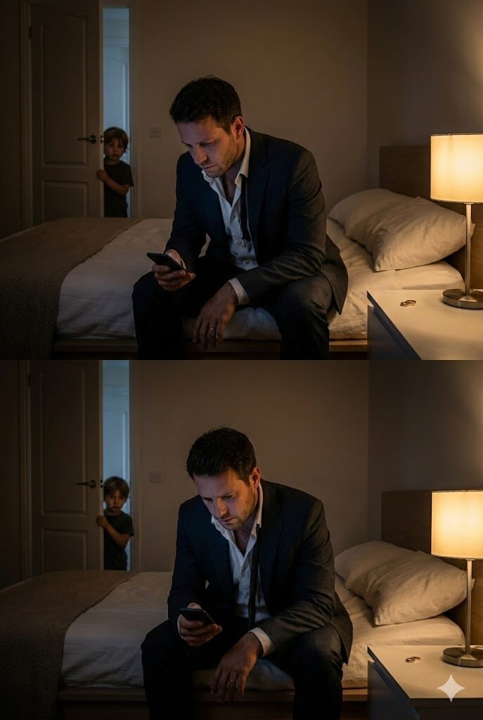 Hva en far egentlig viser barnet sitt når han er utro