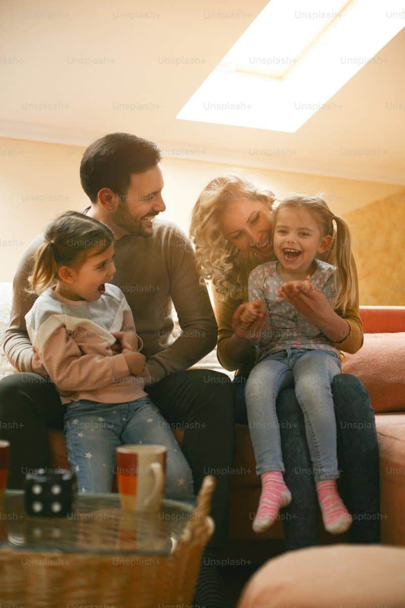 Happy family at home spending time together. photo – Family Image on  Unsplash