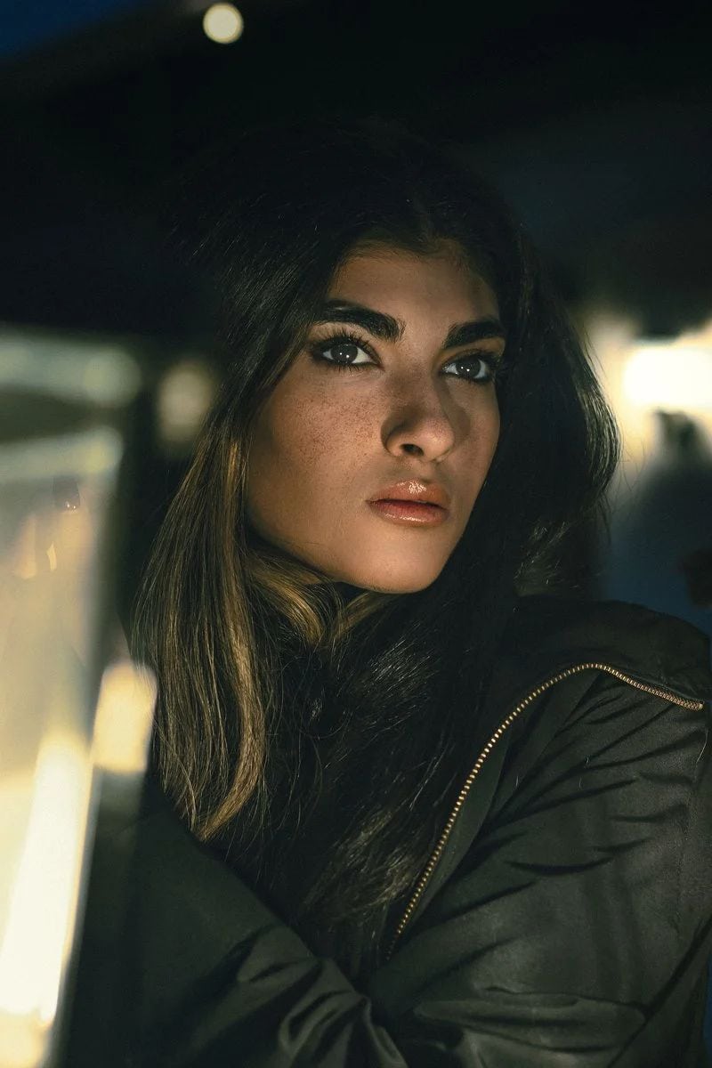 Moody Portrait of a Thoughtful Woman at Night · Free Stock Photo Moody Portrait of a Thoughtful Woman at Night · Free Stock Photo