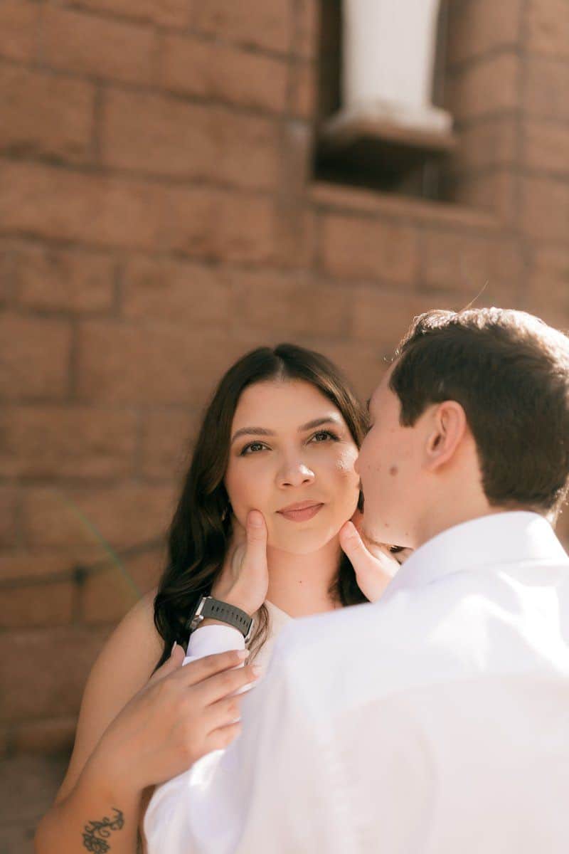 A Couple Standing Outside and Smiling · Free Stock Photo