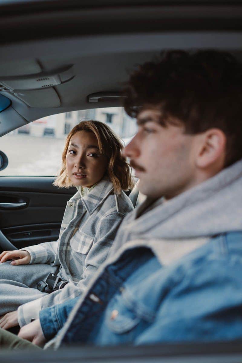 Couple Sitting in Car · Free Stock Photo