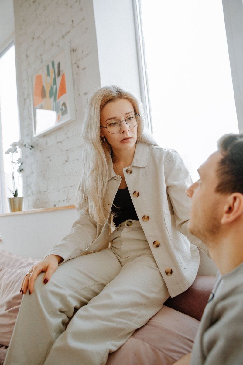 Portrait of Concerned Woman · Free Stock Photo