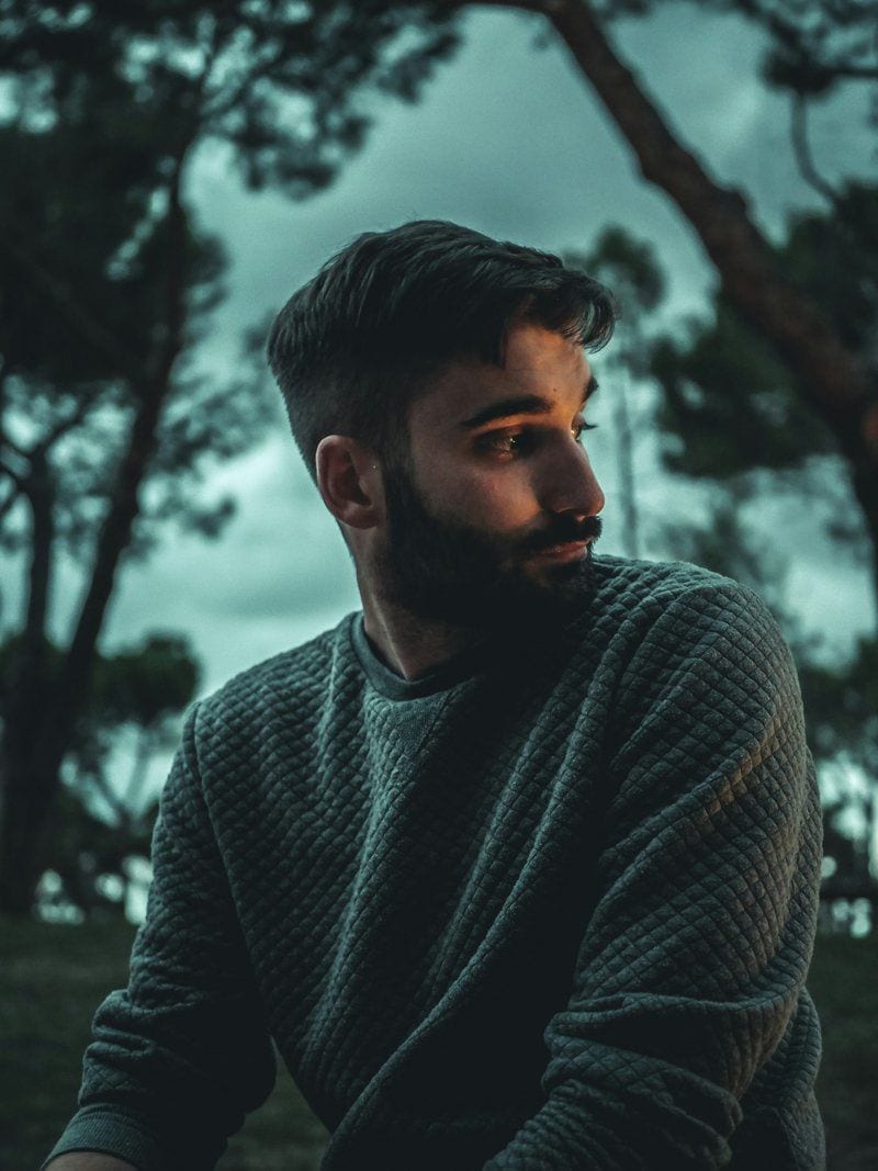 A man with a beard standing in a desert photo – Free Grey ...