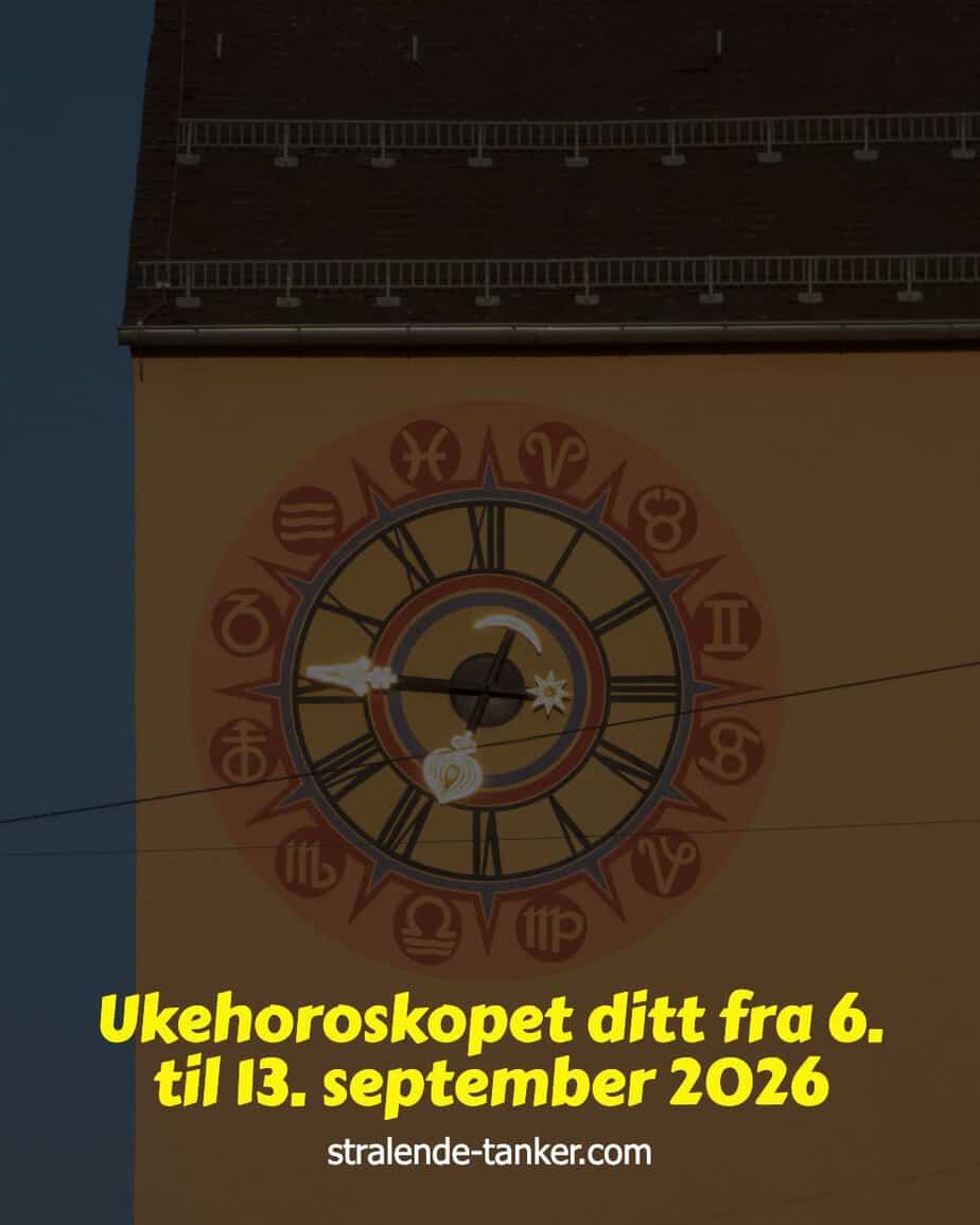 Ukehoroskopet ditt fra 6. til 13. september 2026 Ukehoroskopet ditt fra 6. til 13. september 2026