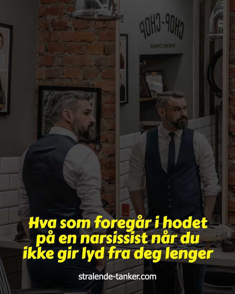 Hva som foregår i hodet på en narsissist når du ikke gir lyd fra deg lenger Hva som foregår i hodet på en narsissist når du ikke gir lyd fra deg lenger