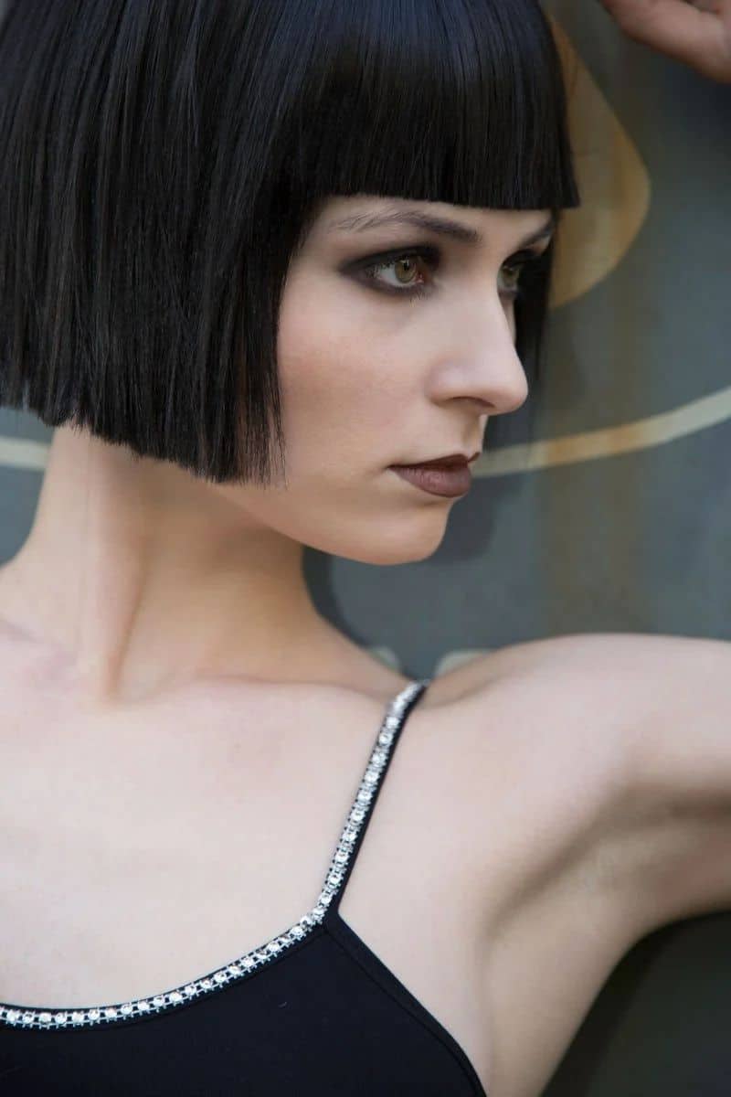 A Close Up of a Woman With a Fringe Hairstyle · Free Stock Photo A Close Up of a Woman With a Fringe Hairstyle · Free Stock Photo